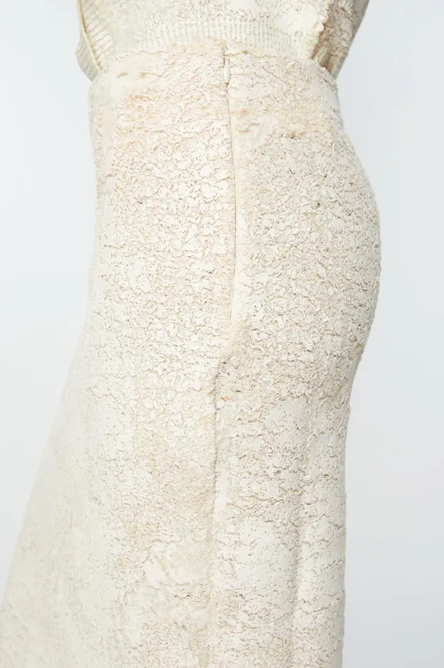 Acne Studios Woven Skirt Off White Women Skirts