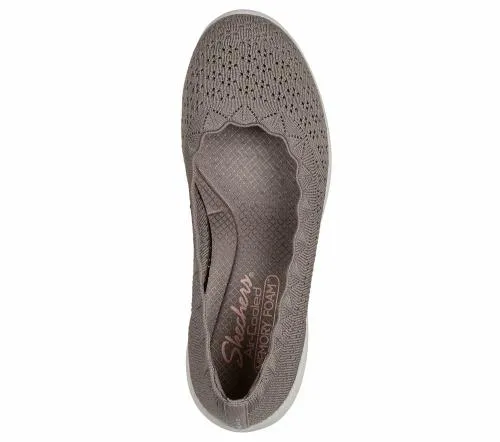 Arya 8211 Disco Dark Taupe Women SKECHERS SlipOn
