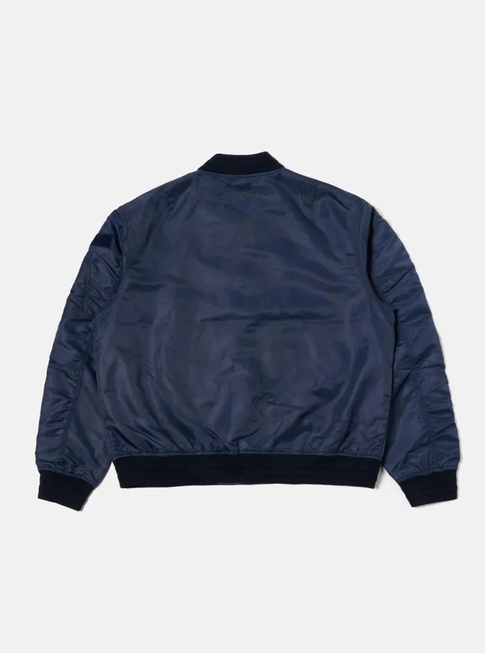 Badge Bomber In Navy Flight Nylon Men Universal Works Coats and Outerwear