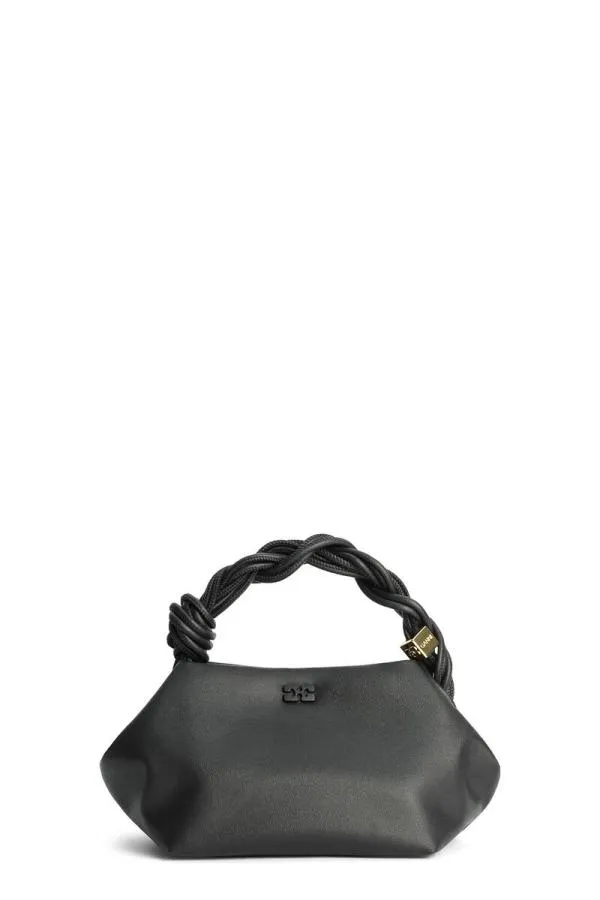 Bags GANNI Top Handle Black Ohoskin Bou Bag Black