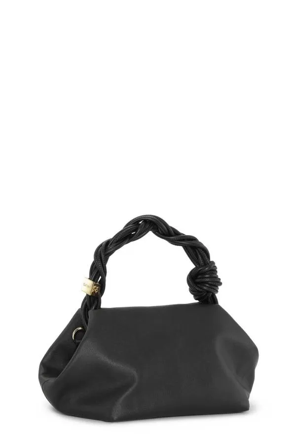 Bags GANNI Top Handle Black Ohoskin Bou Bag Black