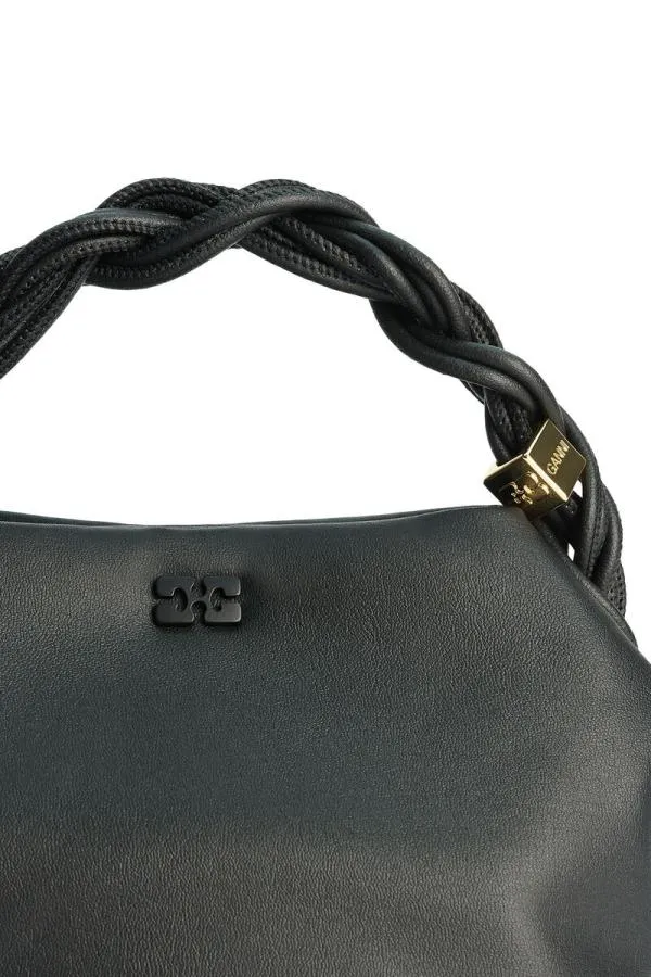 Bags GANNI Top Handle Black Ohoskin Bou Bag Black