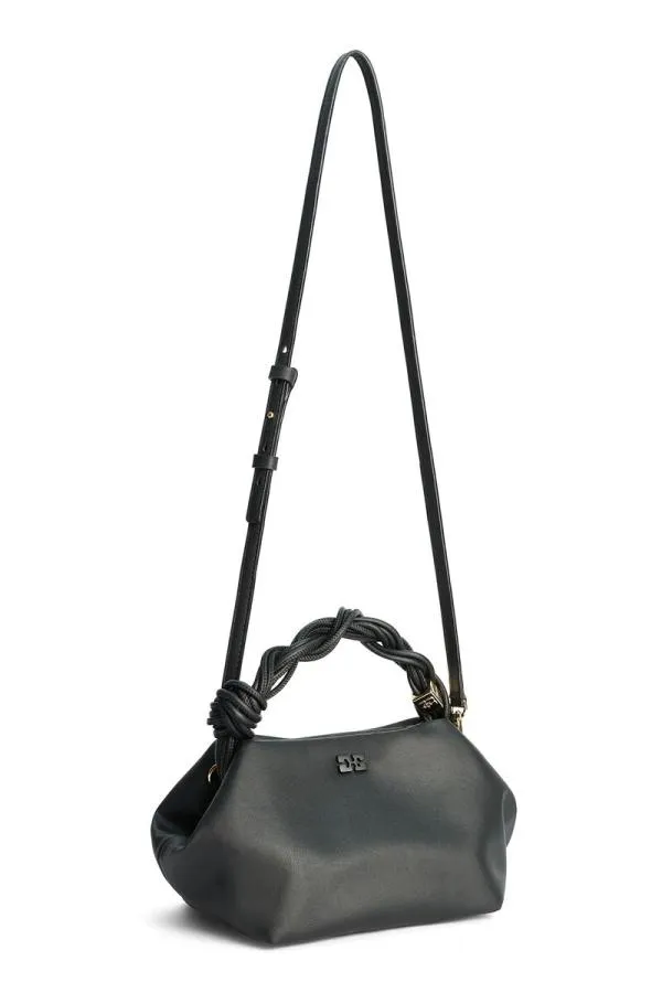 Bags GANNI Top Handle Black Ohoskin Bou Bag Black