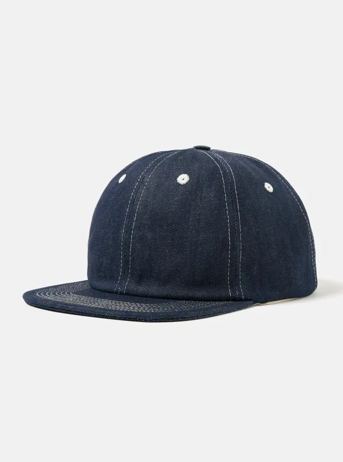 Baseball Hat In Indigo 13oz Selvedge Denim Men Universal Works Hats