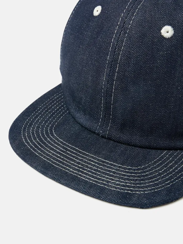 Baseball Hat In Indigo 13oz Selvedge Denim Men Universal Works Hats