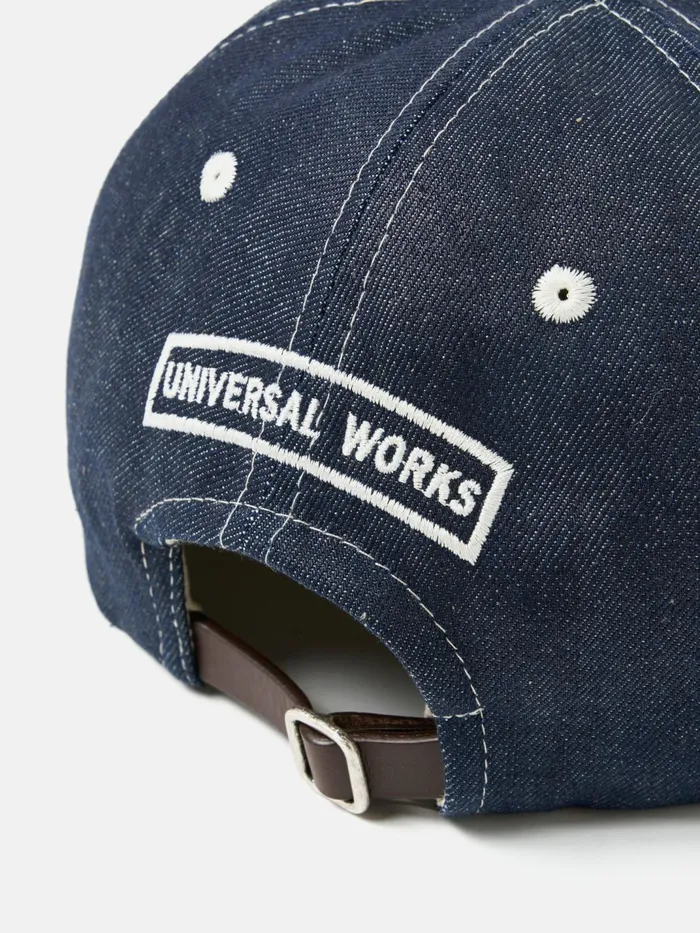 Baseball Hat In Indigo 13oz Selvedge Denim Men Universal Works Hats