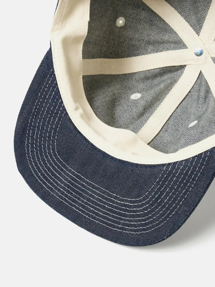 Baseball Hat In Indigo 13oz Selvedge Denim Men Universal Works Hats