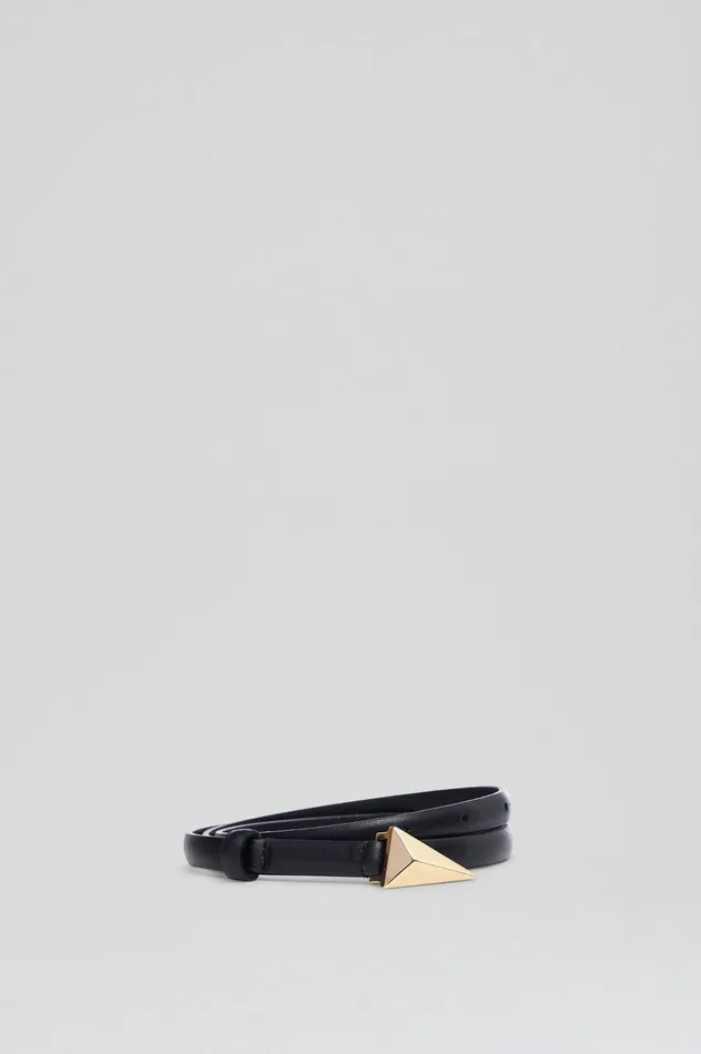 Belts Women TRIANGLE TRIM BELT 12 NERO Scanlan Theodore Belts Women TRIANGLE TRIM BELT 12 NERO Scanlan Theodore