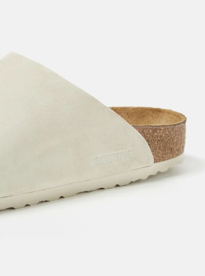 Birkenstock Zrich In Antique White Suede Men Universal Works Footwear