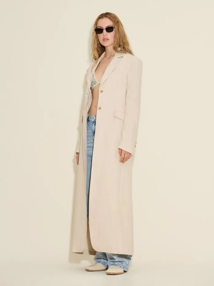Blazers Women Holzweiler Cygnet Long Blazer Ecru