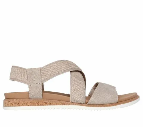BOBS Desert Kiss Low Taupe Women SKECHERS Sandals