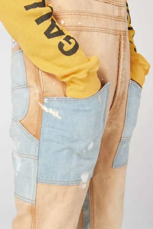 Bottoms Women Gallery Dept GD FLARE OVERALL Light Brown