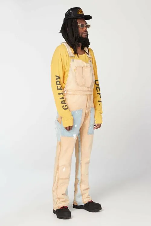 Bottoms Women Gallery Dept GD FLARE OVERALL Light Brown