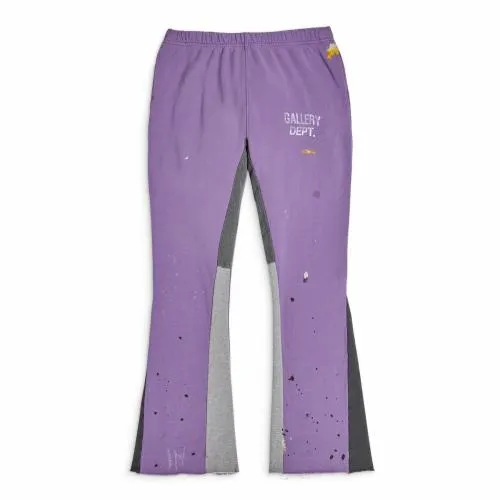 Bottoms WomenMen Gallery Dept GD PAINTED FLARE SWEATPANT Purple