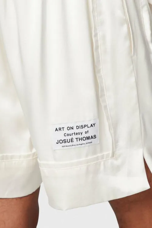Bottoms WomenMen Gallery Dept SILK BOXING TRUNKS White