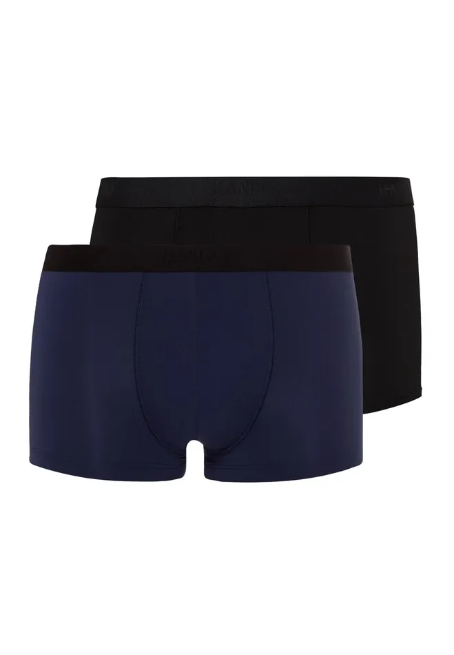 Boxer Brief 2Pack Midnight Navyblack Men HANRO Boxer Briefs