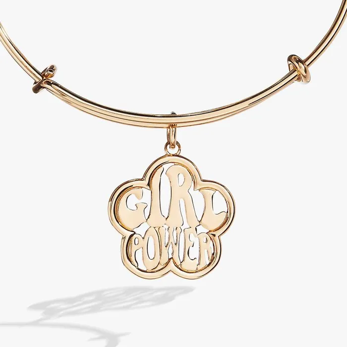 Bracelets Women Alex And Ani Girl Power Bangle Gold
