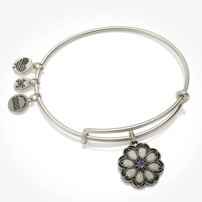 Bracelets Women Alex And Ani Healing Love Flower Charm Bangle Rafaelian Gold