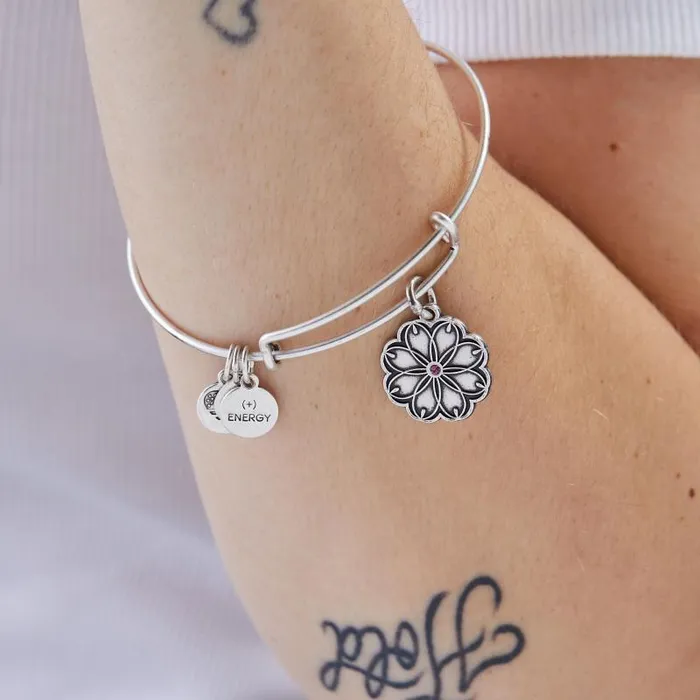 Bracelets Women Alex And Ani Healing Love Flower Charm Bangle Rafaelian Gold