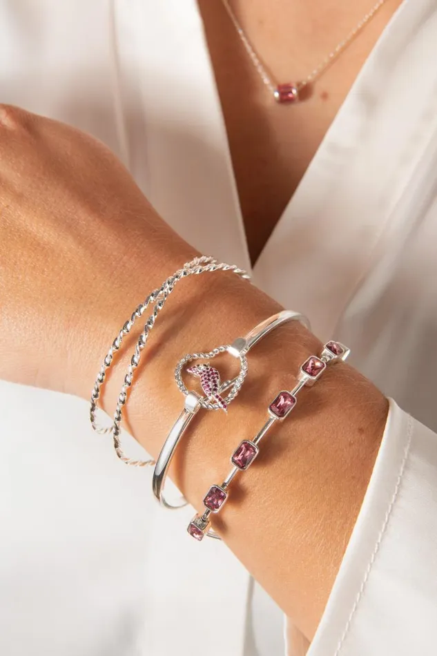 Bracelets Women Alex And Ani June Birthstone Emerald Cut Bangle Gold