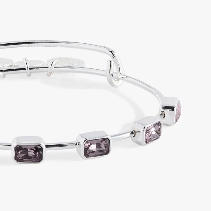 Bracelets Women Alex And Ani June Birthstone Emerald Cut Bangle Gold