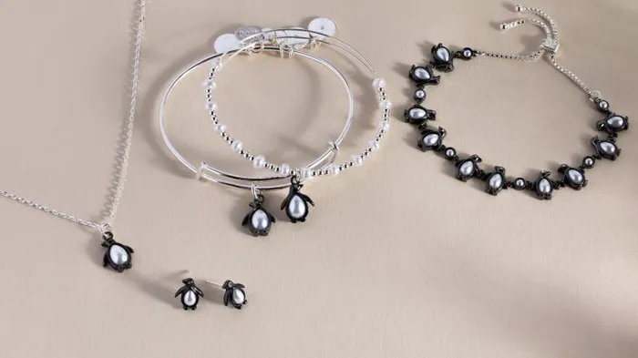 Bracelets Women Alex And Ani Penguin Bolo Bracelet Two Tone