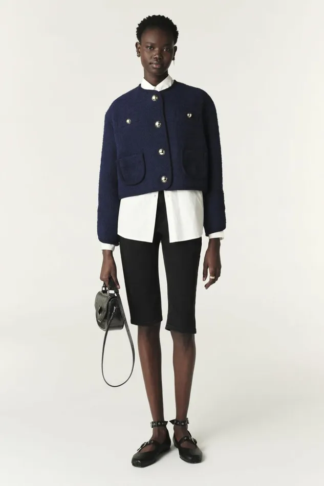 BrittanyJacket With Patch Pockets Clothing Baandsh Jackets and Coats
