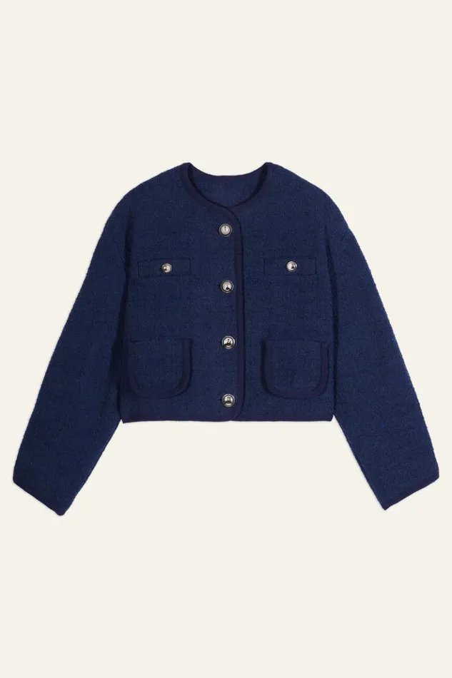 BrittanyJacket With Patch Pockets Clothing Baandsh Jackets and Coats