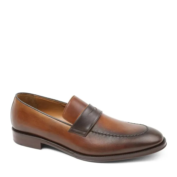 Bruno Magli Arezzo Burnished Penny Loafer 8211 CognacDark Brown Men Loafers and Slipons Bruno Magli Arezzo Burnished Penny Loafer 8211 CognacDark Brown Men Loafers and Slipons