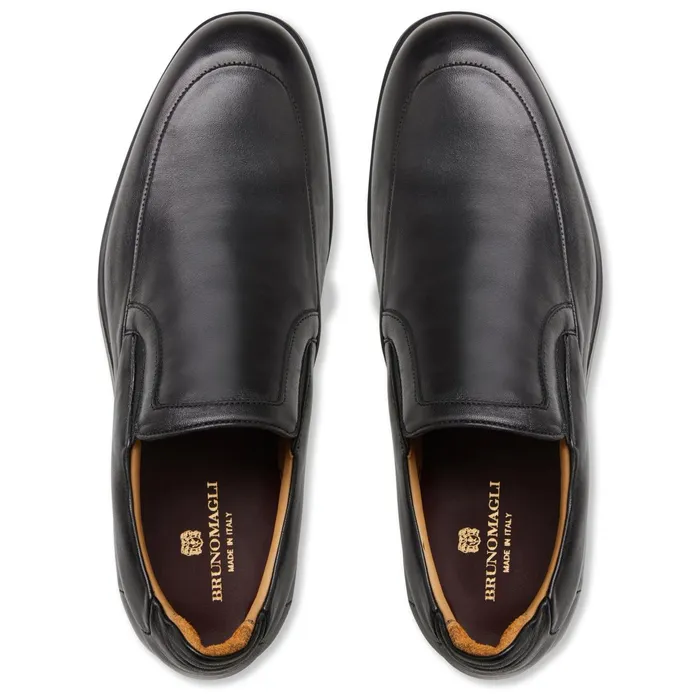 Bruno Magli Comodo Hybrid Slip On LoaferBlack Men Loafers and Slipons