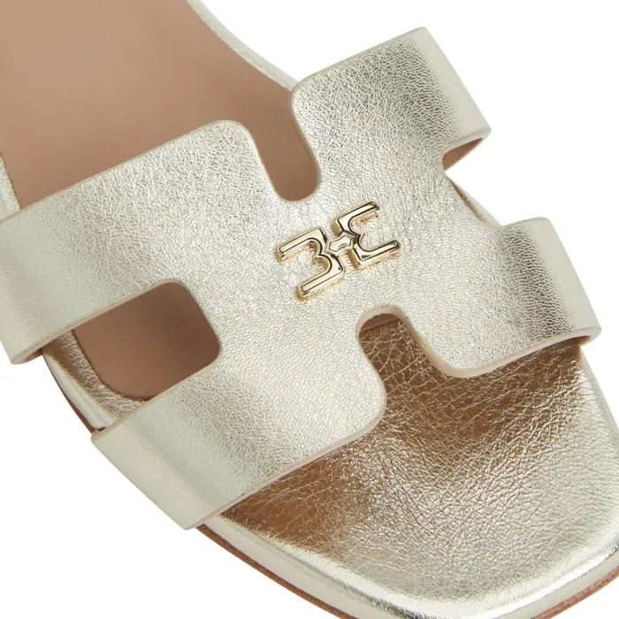 Bruno Magli FINA Single Band Sandal GOLD METALLIC Women Sandals and Slides