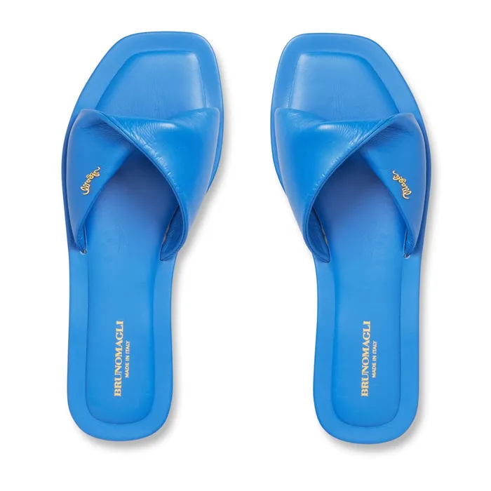 Bruno Magli FRANCIS 8211 COBALT BLUE Women Sandals and Slides