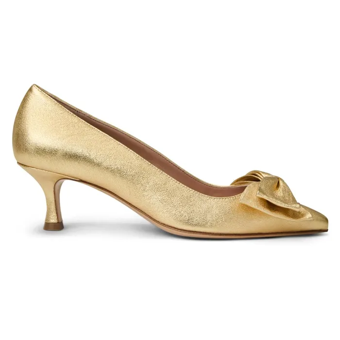 Bruno Magli Nadia Pump Gold Metallic Women Heels
