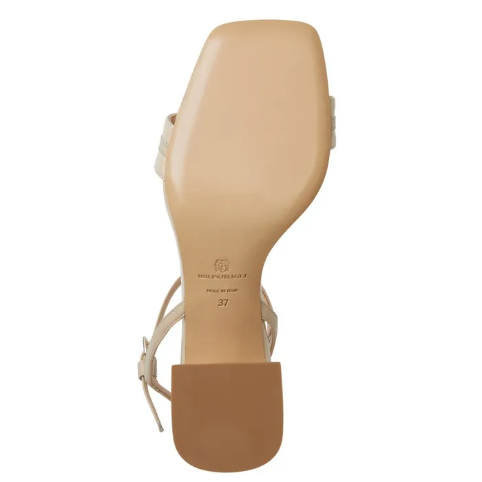 Bruno Magli PHOEBE Sandal BEIGE PATENT Women Heels