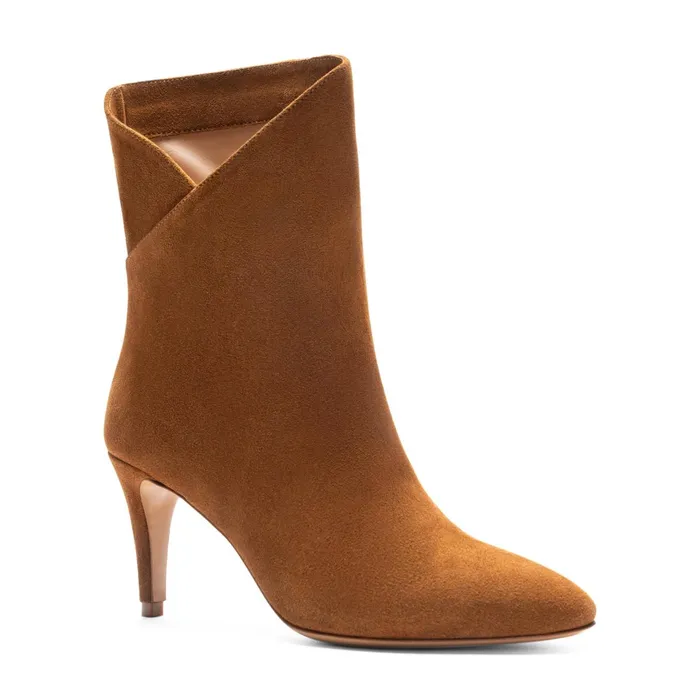 Bruno Magli Pistoia Boot Cognac Suede Women Boots