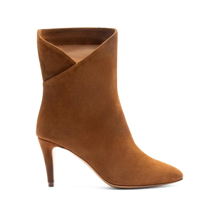 Bruno Magli Pistoia Boot Cognac Suede Women Boots