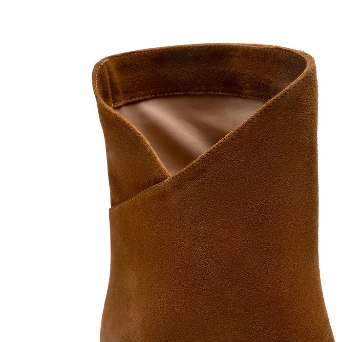 Bruno Magli Pistoia Boot Cognac Suede Women Boots