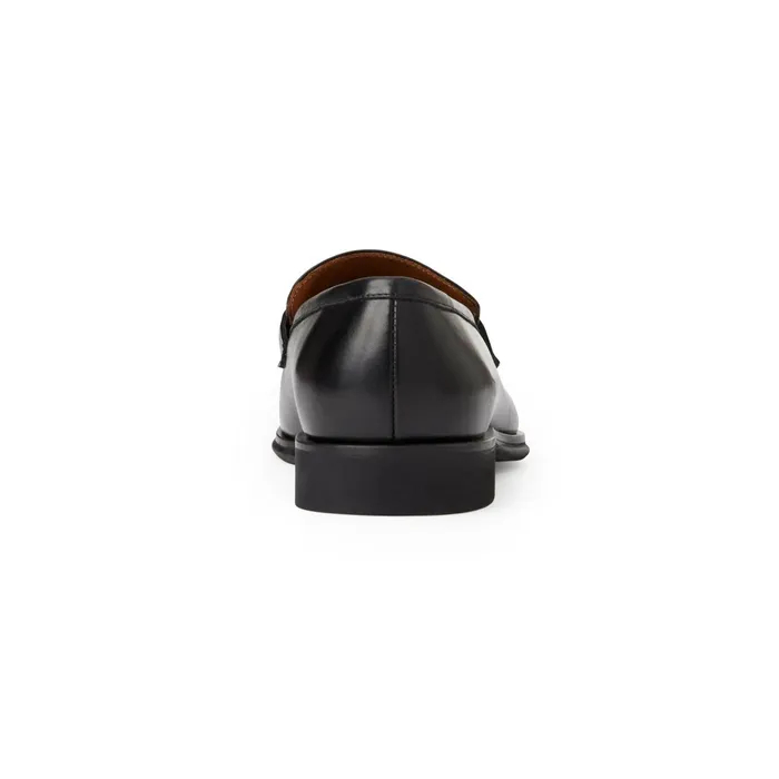 Bruno Magli Raging Bit Leather LoaferBlack Men Dress Shoes