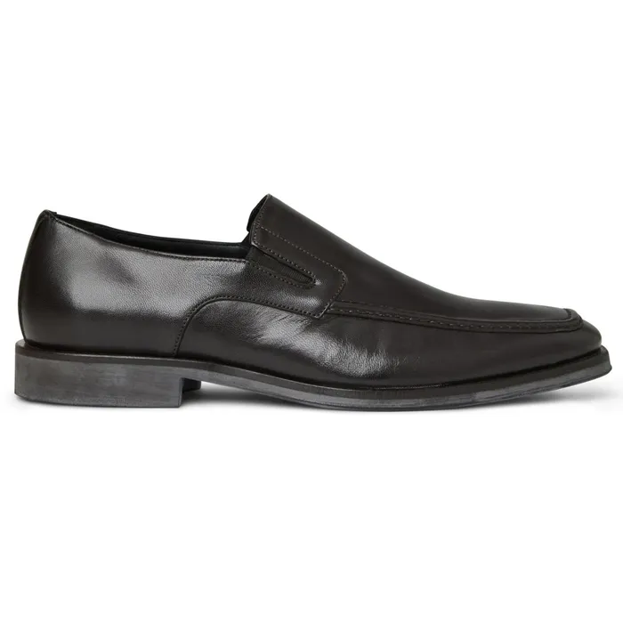 Bruno Magli Raging Leather Slipon 8211 Dark Brown Leather Men Loafers and Slipons