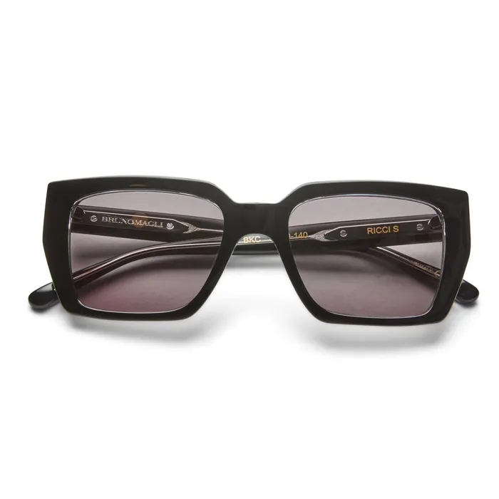 Bruno Magli Ricci Sunglasses Black Crystal Women Sunglasses