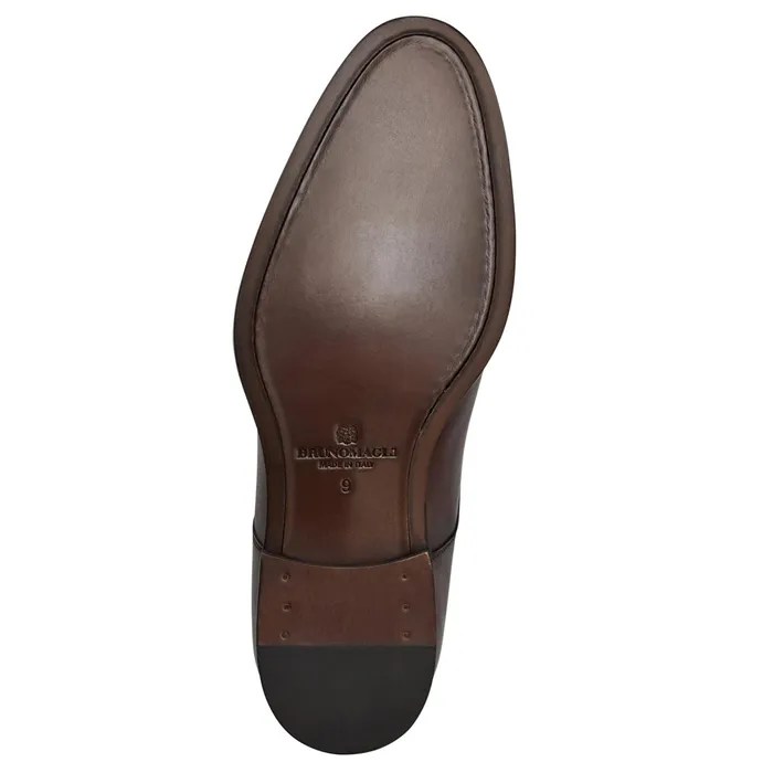 Bruno Magli Santino Classic Leather OxfordRust Men Laceups and Oxfords