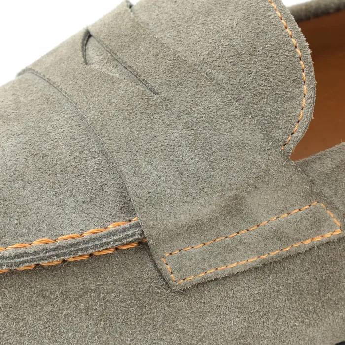 Bruno Magli Silas Suede Loafer 8211 Taupe Men Dress Shoes