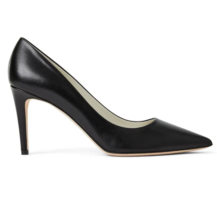 Bruno Magli Telma Leather PointedToe Pump 8211 Black Women Pumps