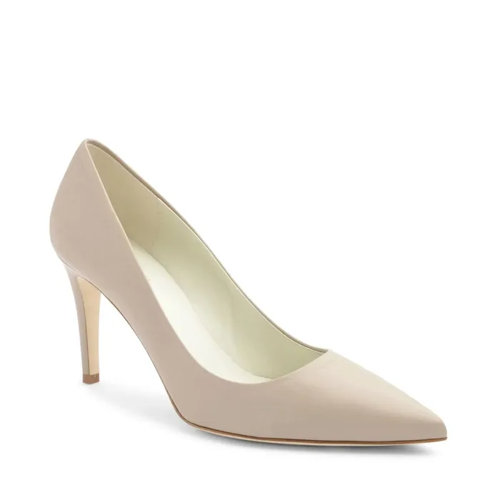 Bruno Magli Telma Leather PointedToe PumpNatural Women Heels