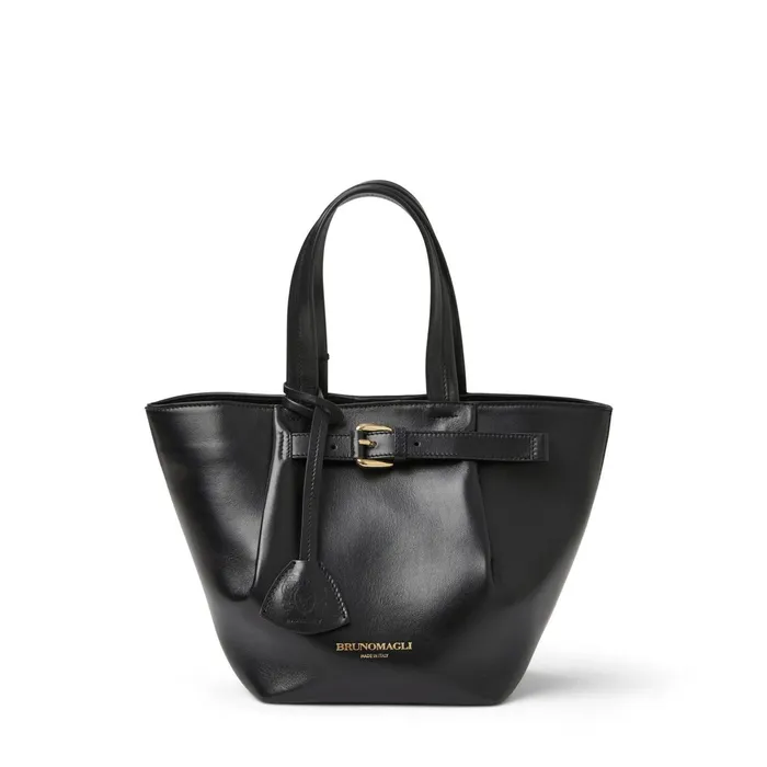 Bruno Magli Tessa Mini Tote Black Calf Women Handbags
