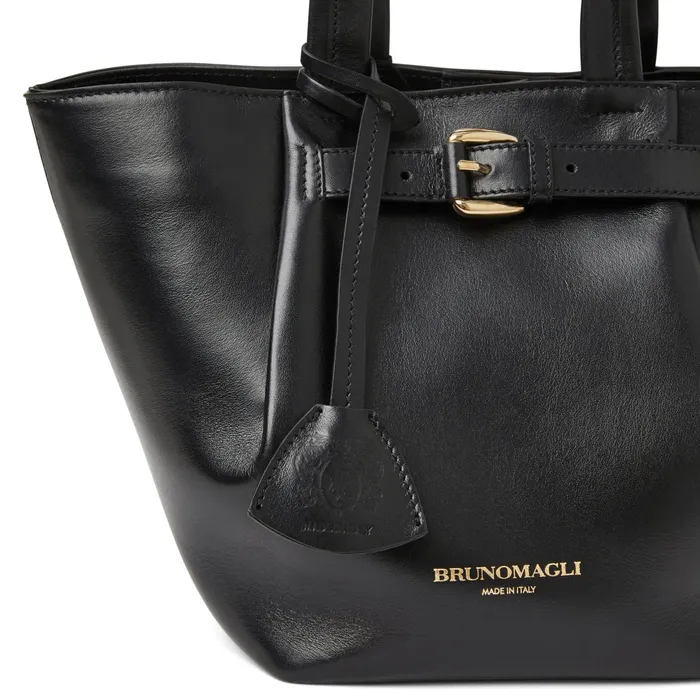 Bruno Magli Tessa Mini Tote Black Calf Women Handbags