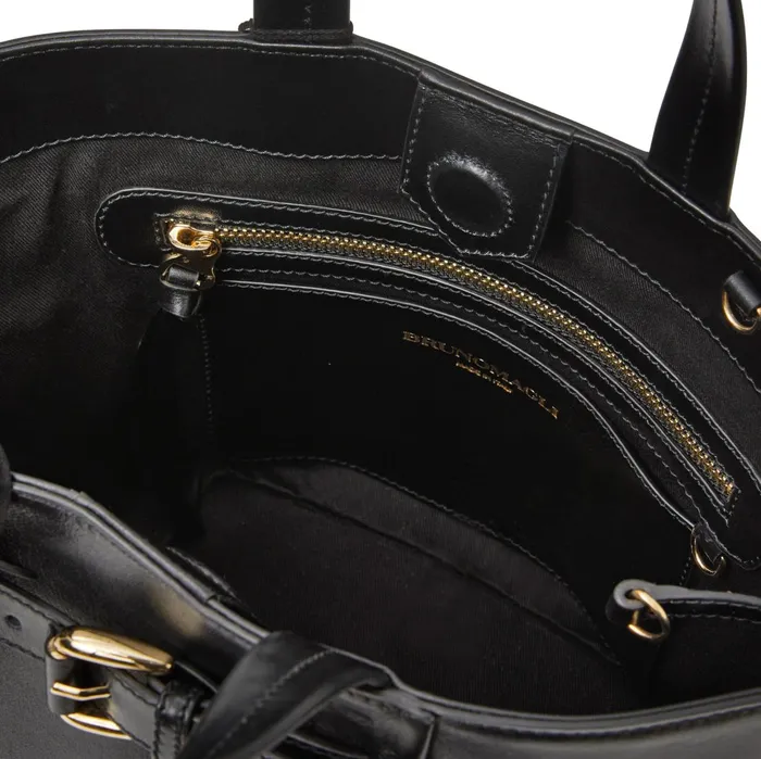 Bruno Magli Tessa Mini Tote Black Calf Women Handbags