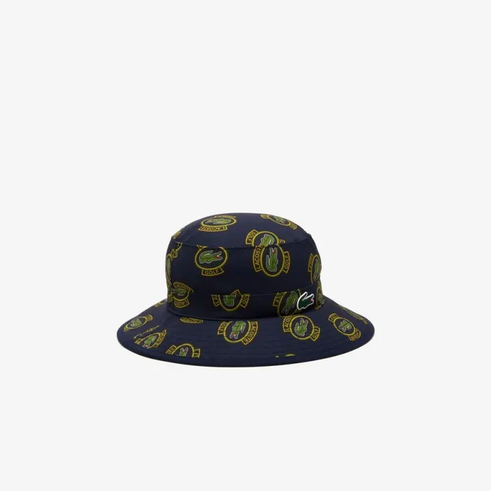 Caps and Hats Men Lacoste Men039s AntiUV Printed Golf Hat Navy Blue Yellow Black Ir0 Caps and Hats Men Lacoste Men039s AntiUV Printed Golf Hat Navy Blue Yellow Black Ir0