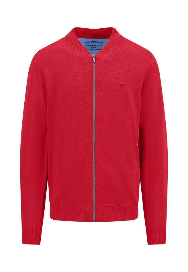 Cardigan Men FYNCHHATTON Parting Jacket Made Of 100 Cotton New Offwhitestrong Bluesplashy Oceanpoppy Rednightnavyturf Greenblack