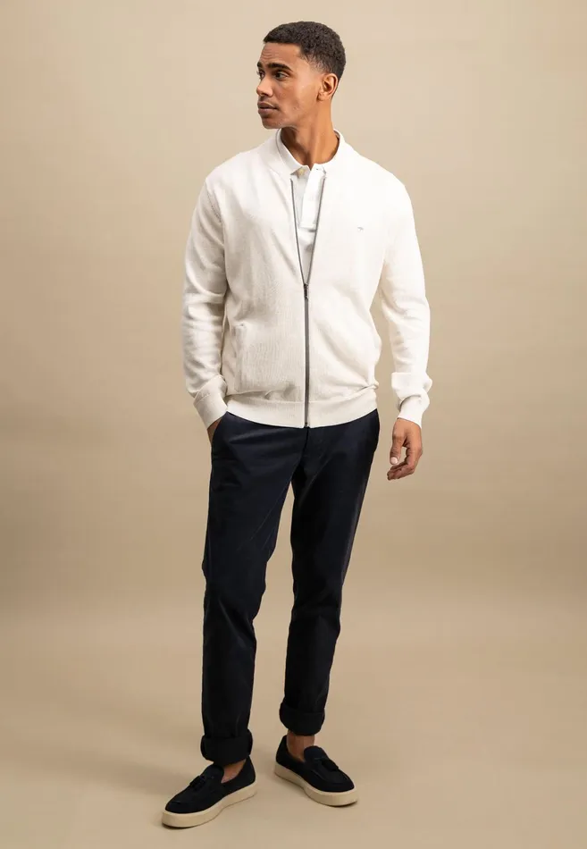 Cardigan Men FYNCHHATTON Parting Jacket Made Of 100 Cotton New Offwhitestrong Bluesplashy Oceanpoppy Rednightnavyturf Greenblack